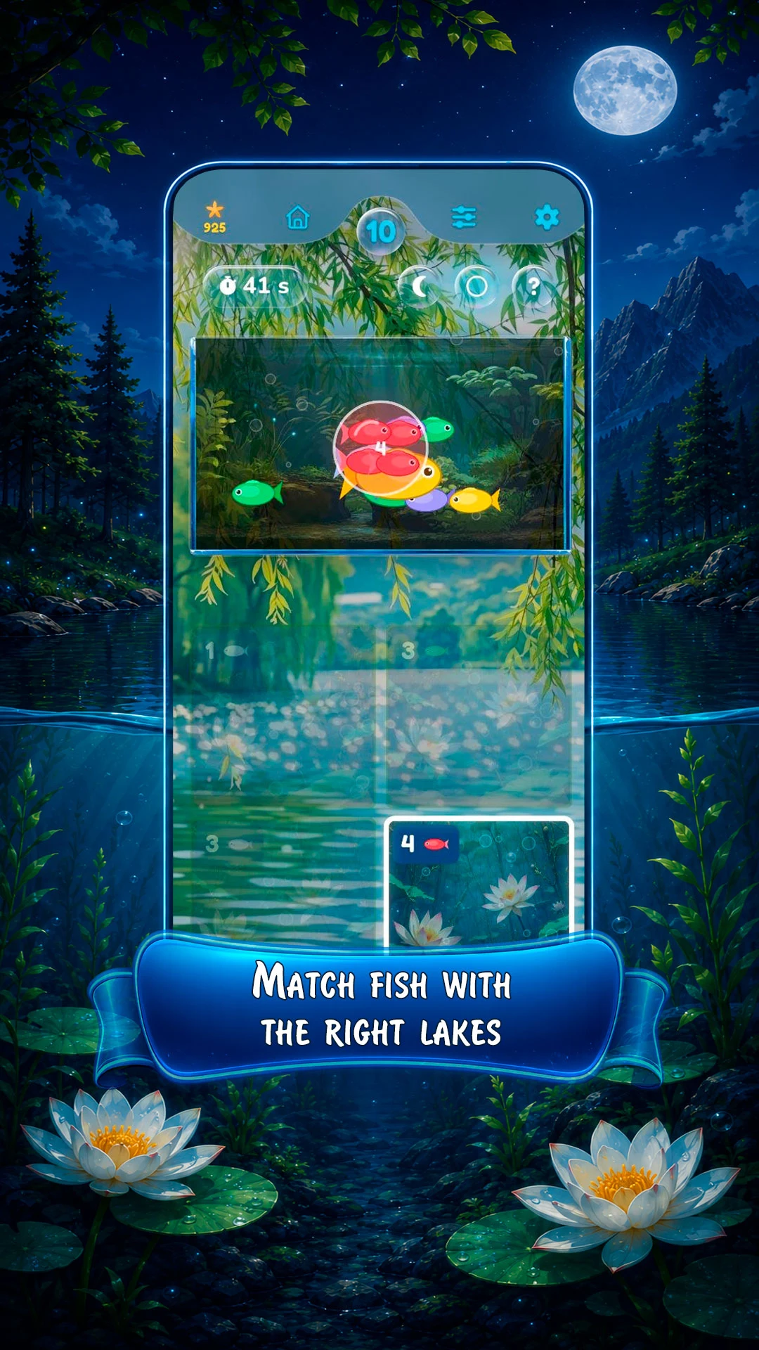 Into the Lake: Fish Sort screenshot