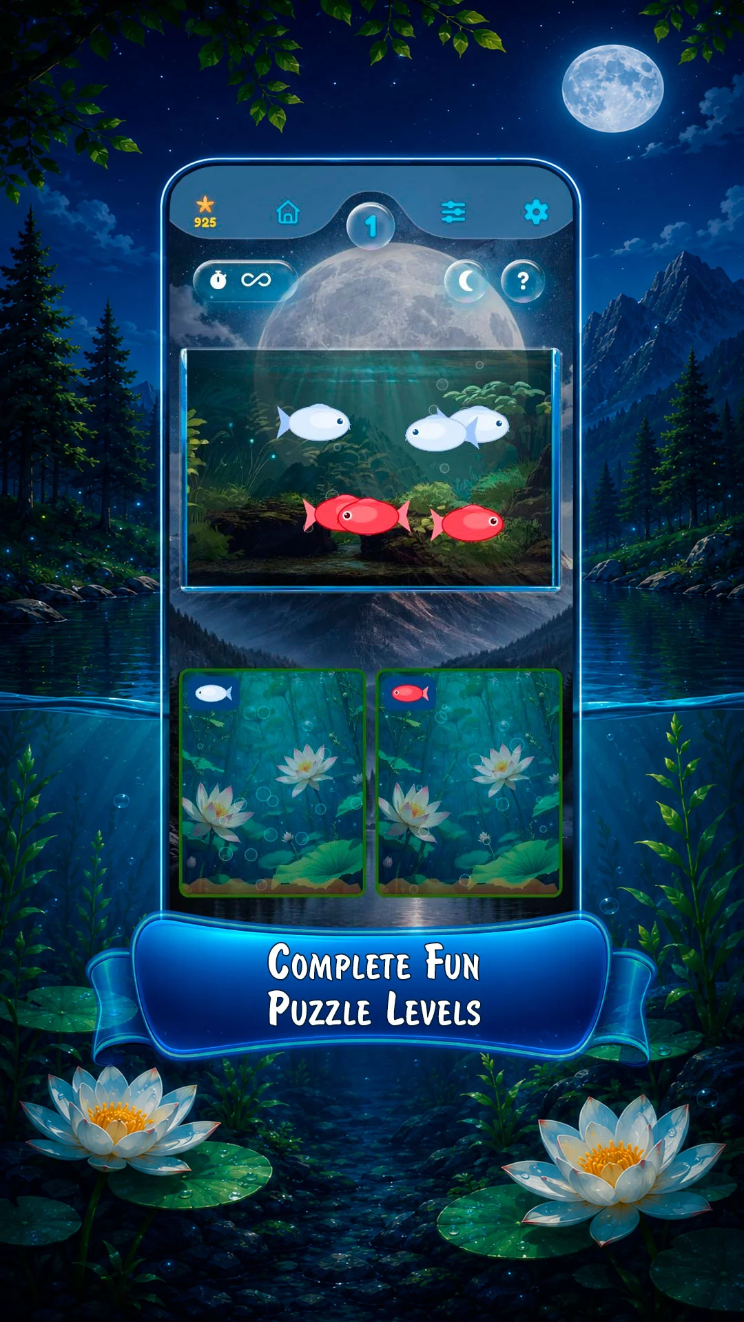 Into the Lake: Fish Sort screenshot