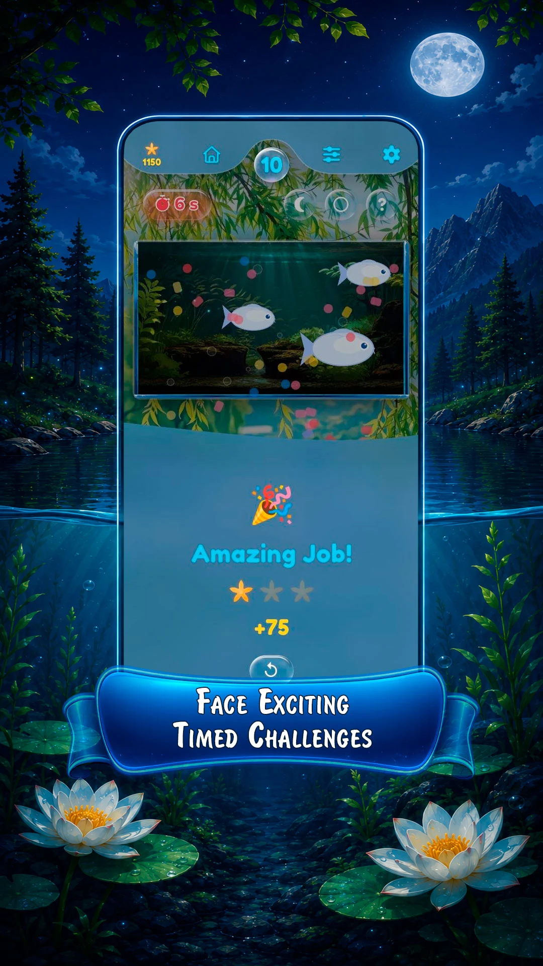 Into the Lake: Fish Sort screenshot